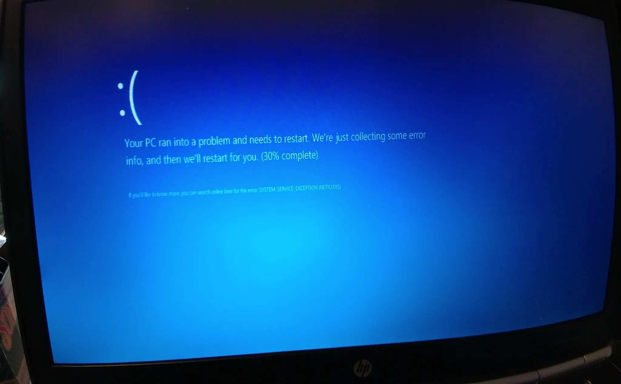 Windows Blue Screen Error Recovery